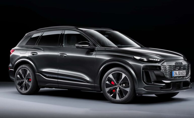 Audi, Q6 E-Tron’un perdesini açtı!