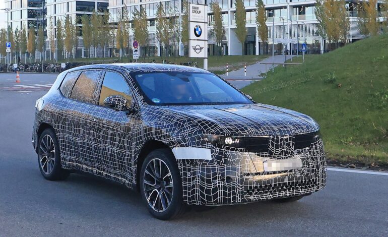 Yeni iX3 prototipi, gizli kameralara yakalandı