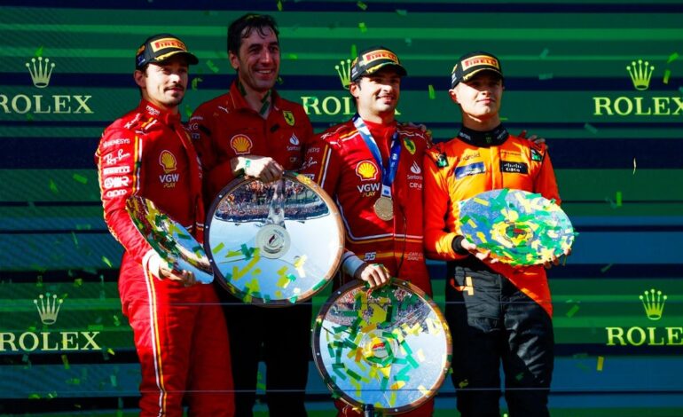 Sainz hastaneden çıkıp yarışı kazandı, Russell son turda büyük bir kaza geçirdi!
