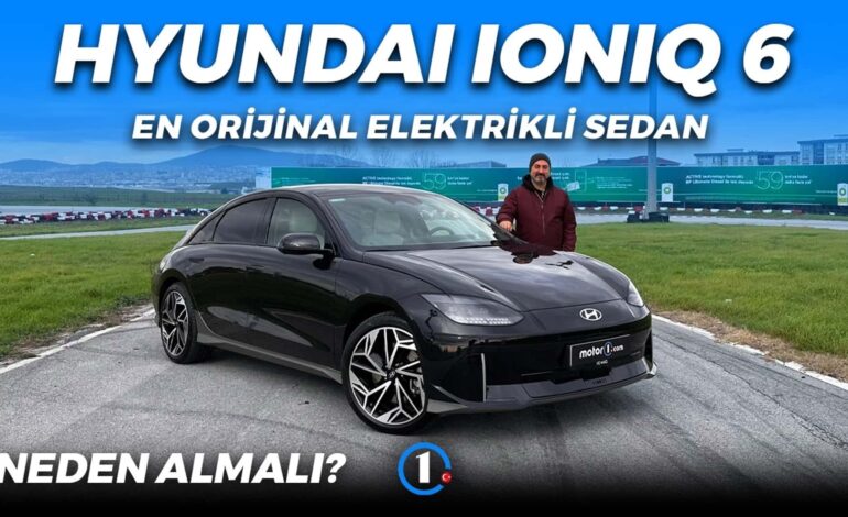 Hyundai Ioniq 6 | En Yenilikçi Elektrikli Sedan!