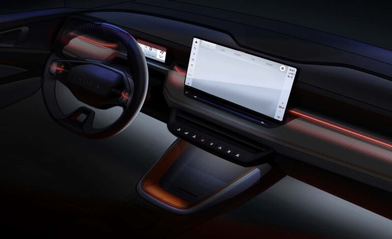 Skoda’nın kompakt SUV modelinin iç mekanı bu şekilde olacak.
