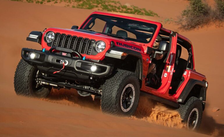 V6 motorlu Jeep Wrangler modelleri artık otomatik şanzımanla sunulacak