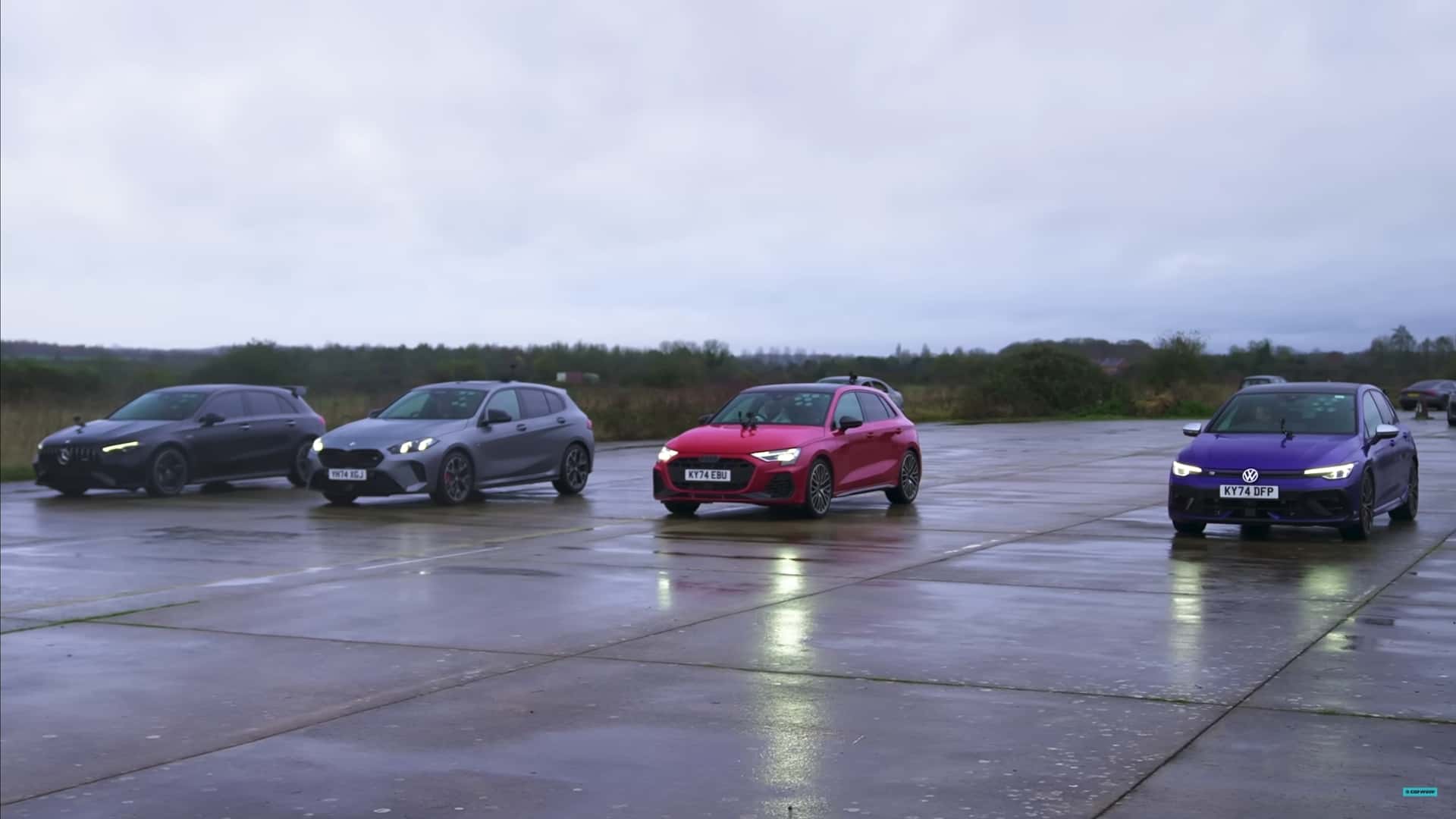 Alman hot-hatch’ler drag yarışında buluştu!