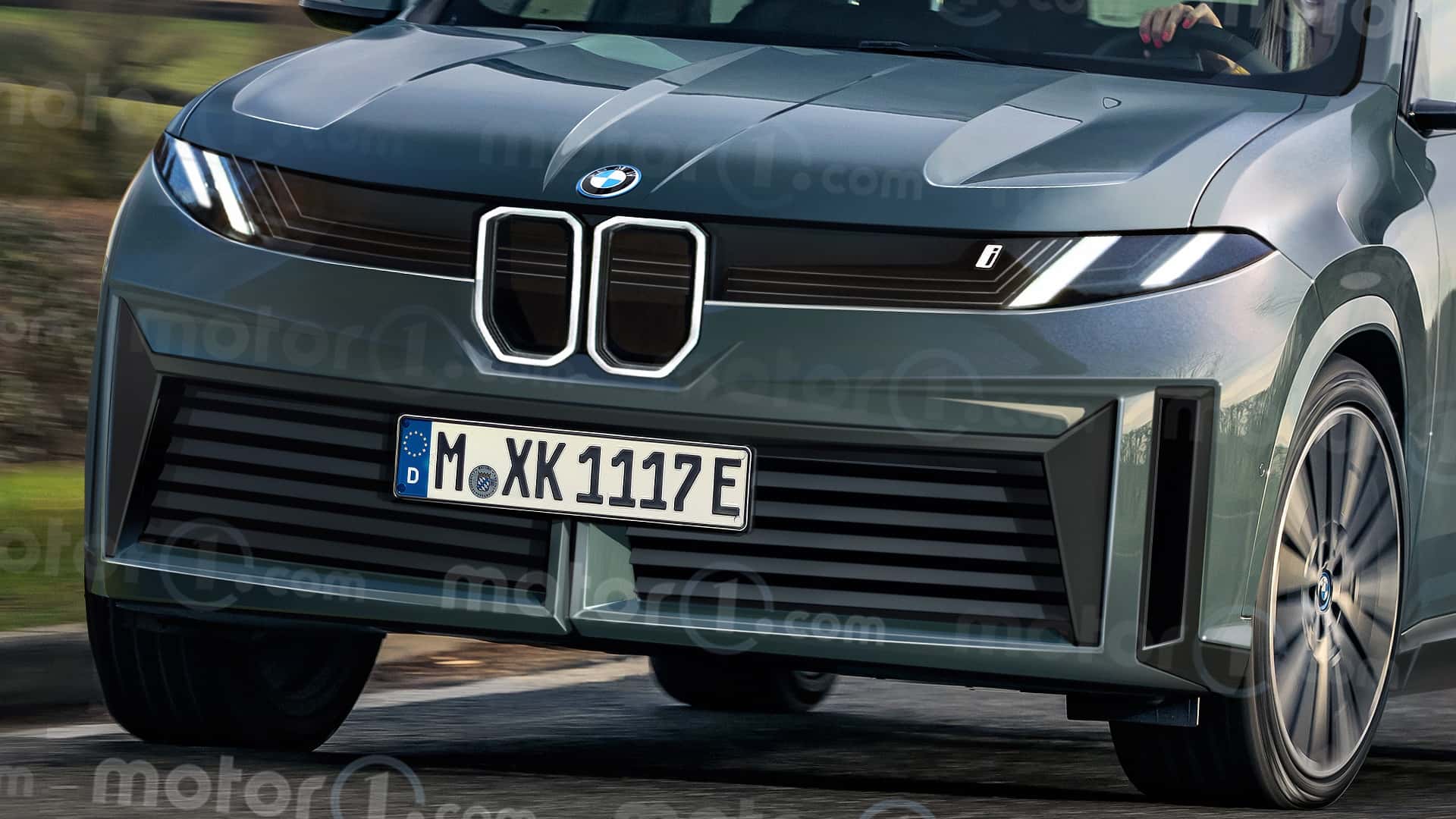 BMW iX3 modelinin gelecekteki tasarımı böyle görünebilir!