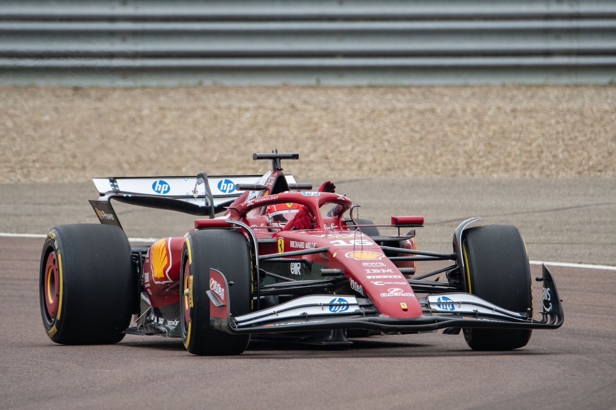 Ferrari, yeni SF-25 modelini ilk kez pistte denedi!