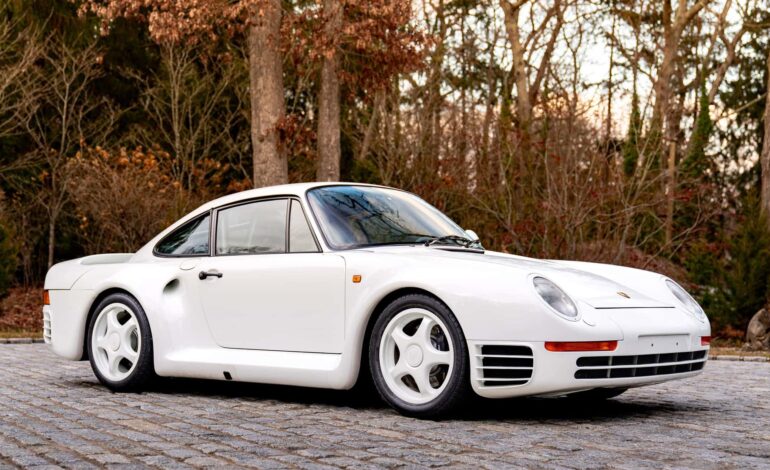 Nadir bir Porsche 959 Sport, 6 milyon dolarlık fiyat etiketiyle satışa çıkarılıyor