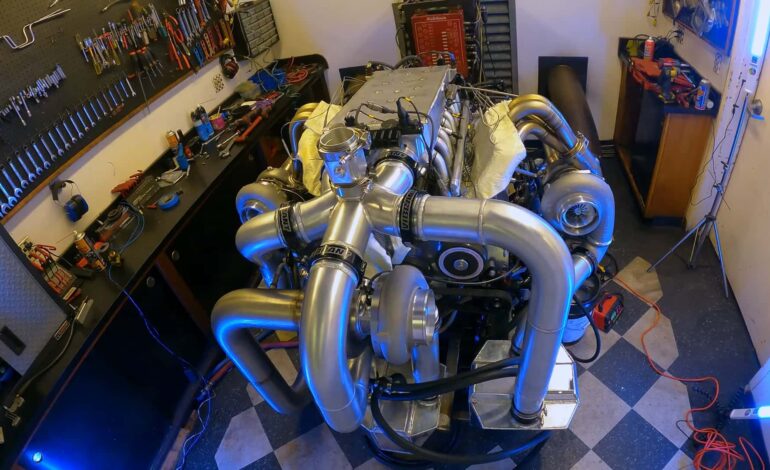 Rob Dahm’ın 12 rotorlu motorunun dyno testi başarıyla tamamlandı.