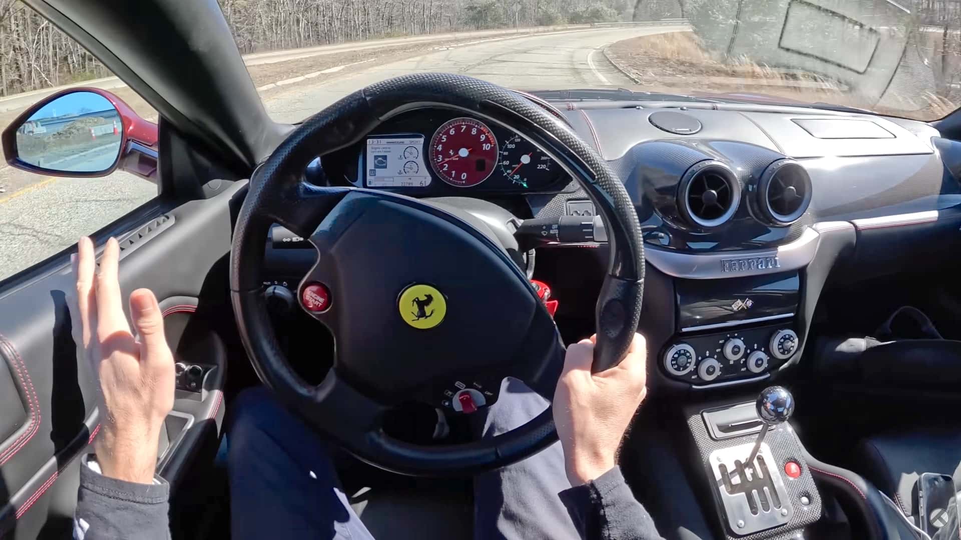 Ferrari 599, manuel şanzımanın keyfini en üst düzeye çıkarıyor