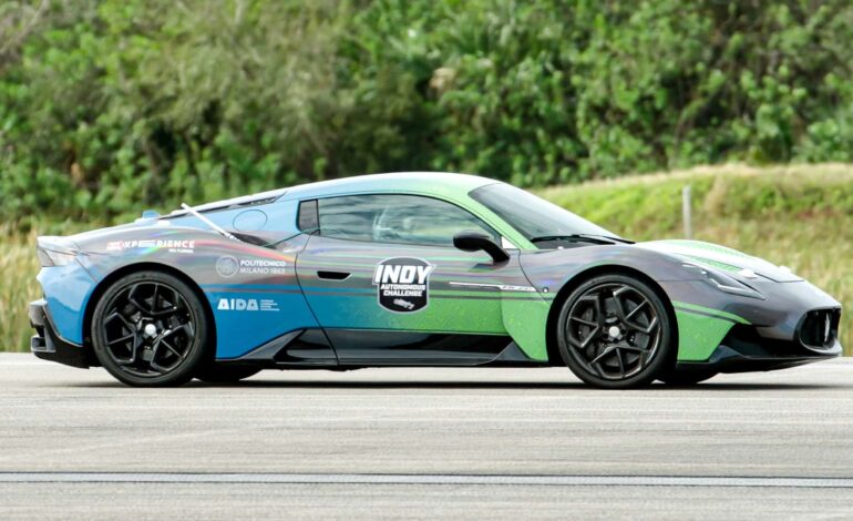 Maserati MC20, otonom sürüş rekorunu kırdı!