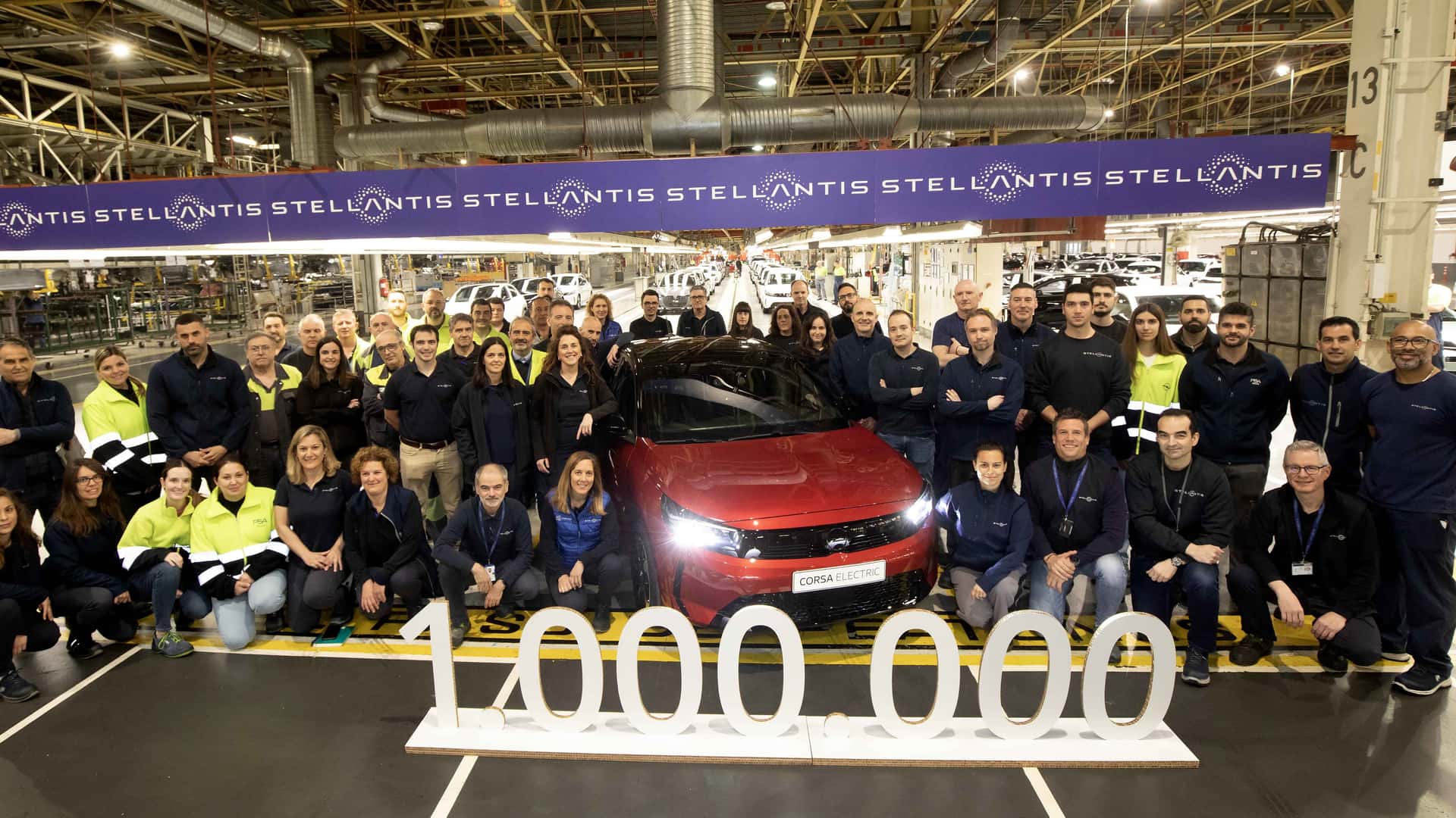Opel Corsa’nın 1 milyonuncusu üretim bandından indi!
