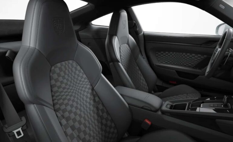 Porsche, Pasha desenli koltukları opsiyon olarak sunacak.