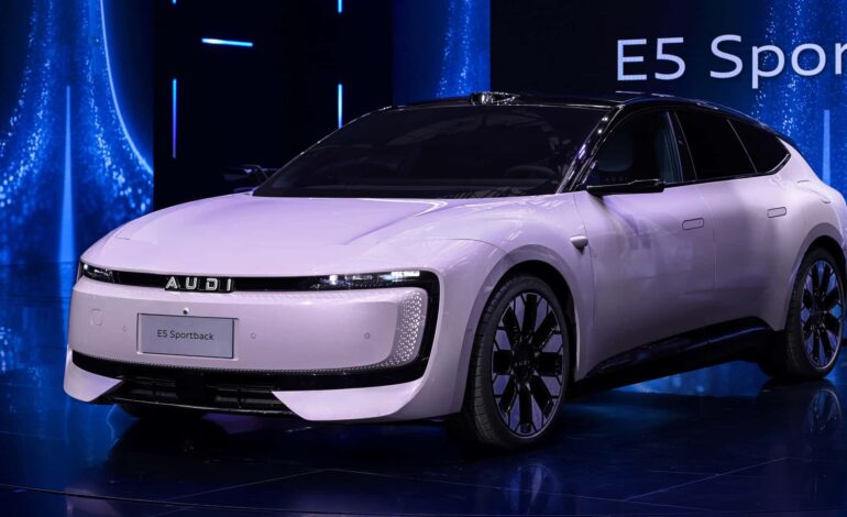 Audi’nin Çin için özel olarak tasarladığı ilk modeline hoş geldiniz: E5!