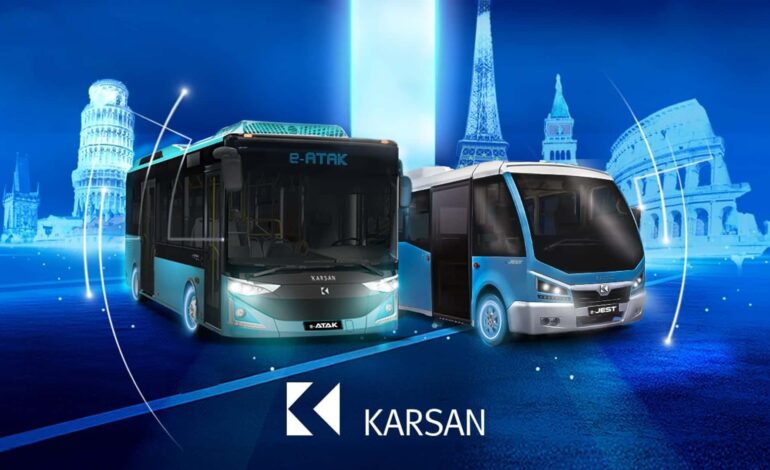 Karsan’ın e-JEST ve e-ATAK modelleri Avrupa’nın lideri olmaya 5. yılını da taşıyor!