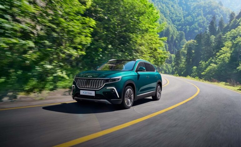 Togg T10X elektrikli araç, C-SUV segmentinde lider konumda