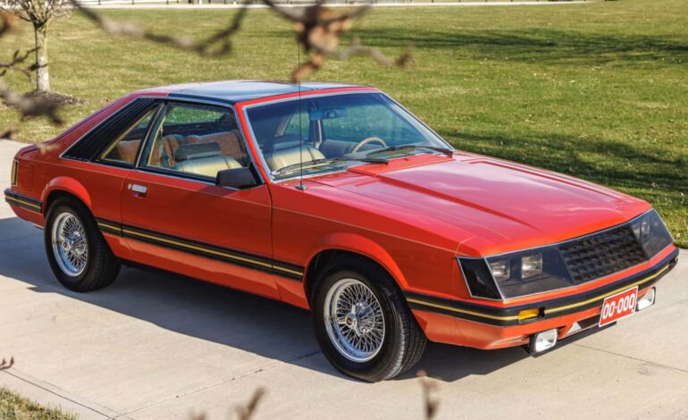 Bu özel Mustang modelinden sadece 5 adet üretildi.