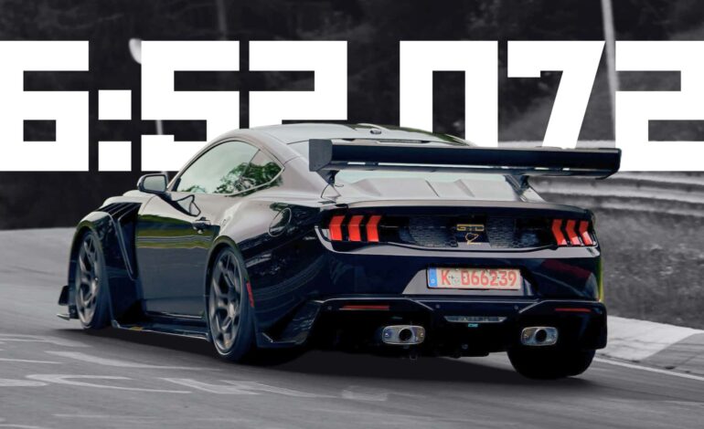 Ford Mustang GTD, Nürburgring’de yeni bir rekora imza attı!