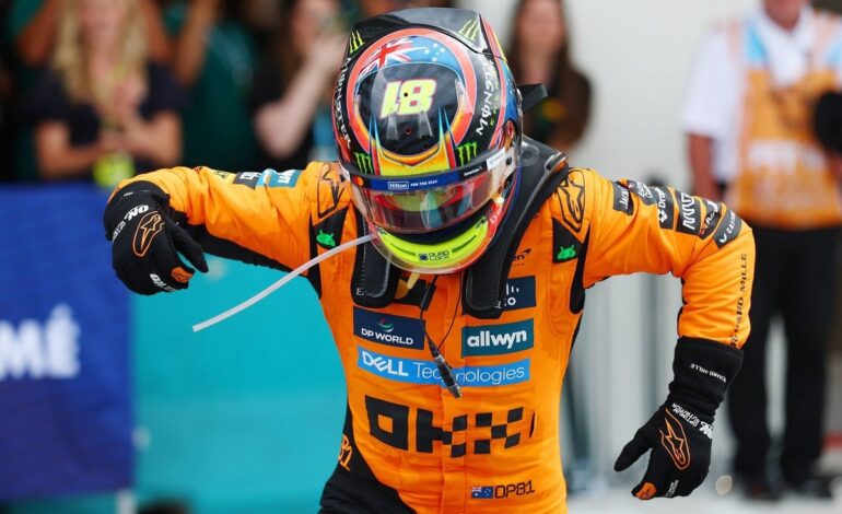 Piastri birincilik kazandı, McLaren ikinci ve üçüncü sıraları aldı, Russell ise podyumda yer aldı.