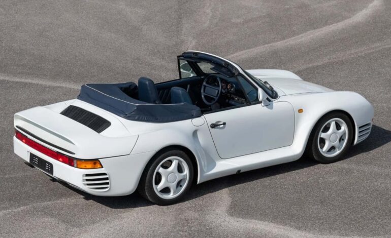 Benzersiz bir 959 Speedster, açık artırmada!