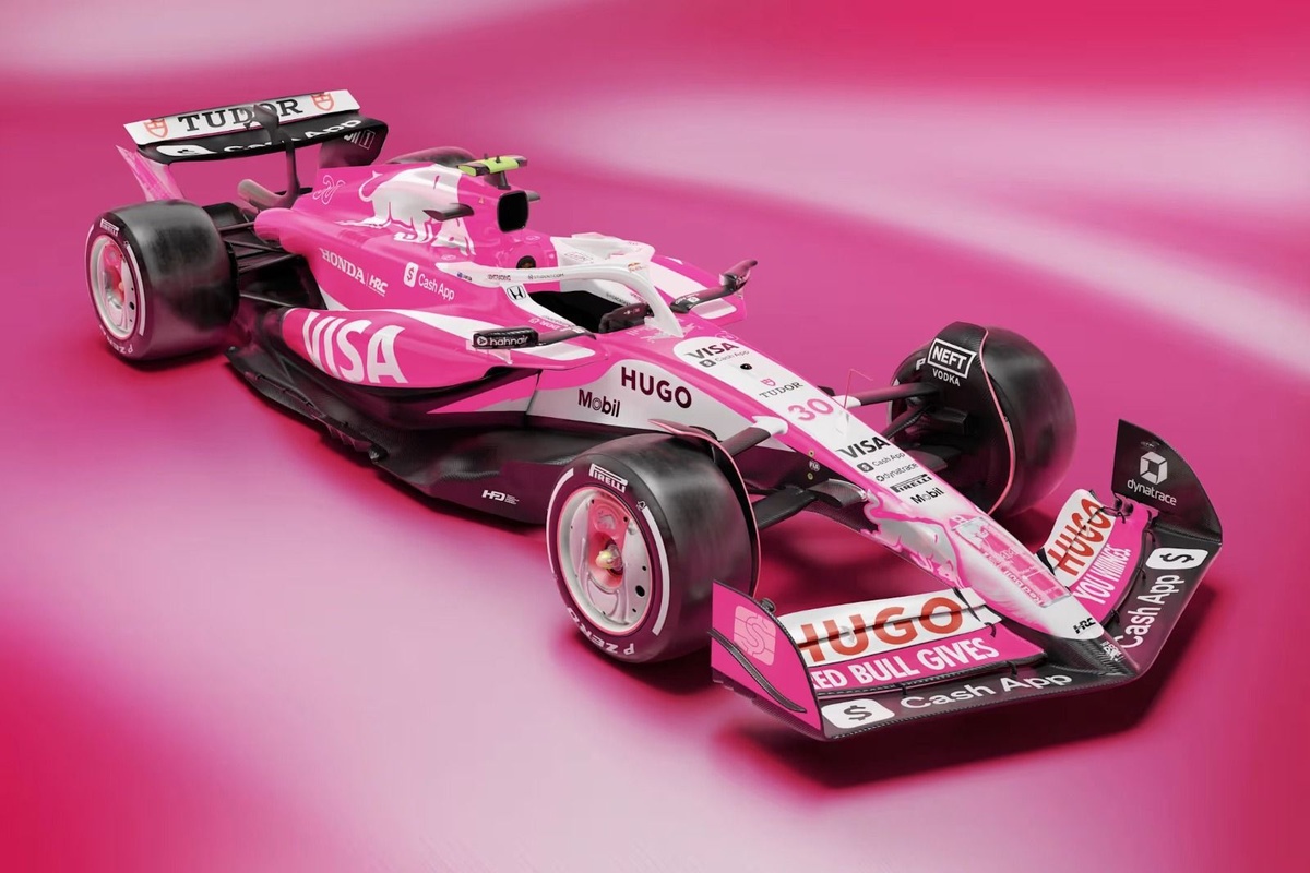 Racing Bulls, Miami için özel olarak tasarlanmış pembe tasarımını tanıttı