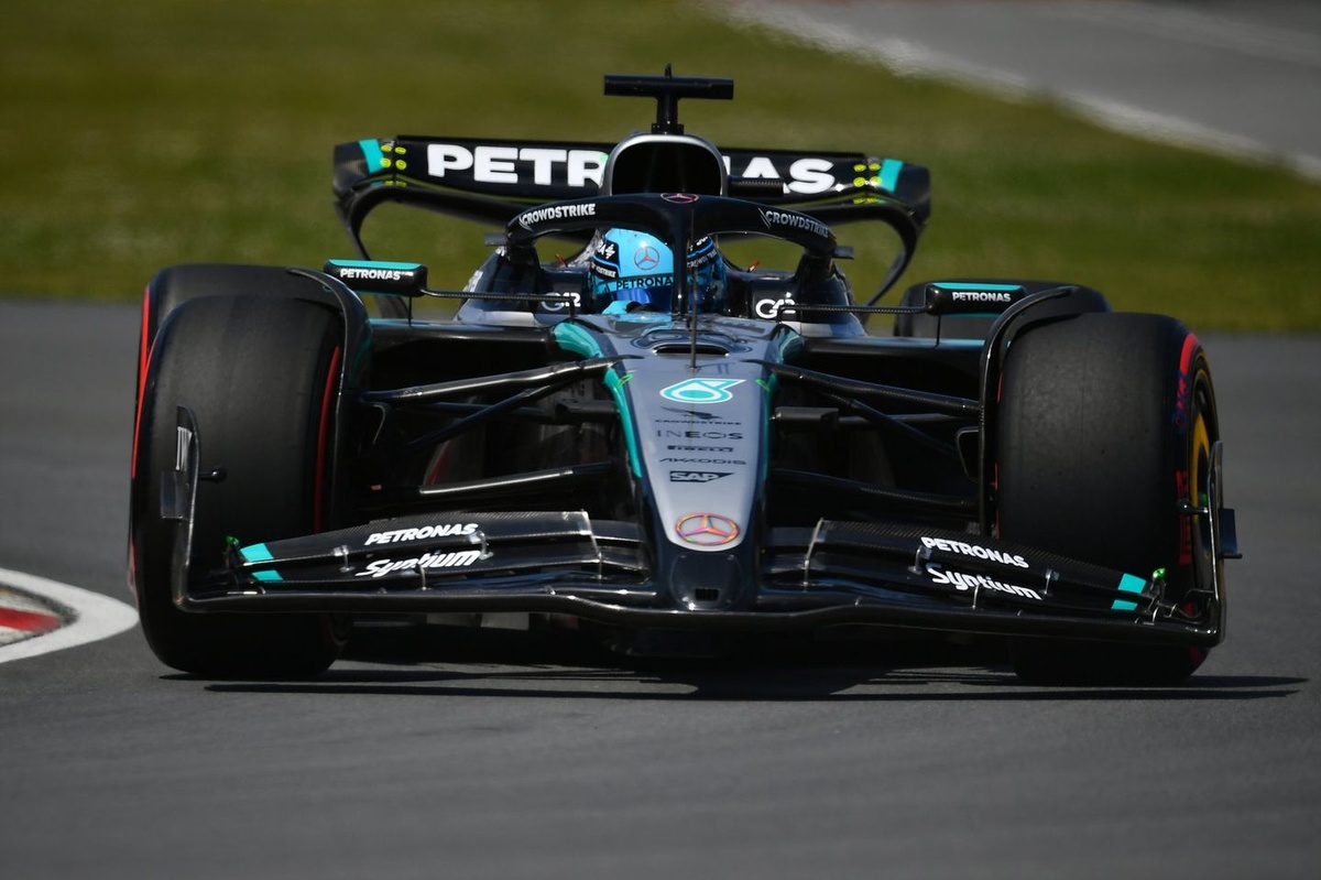 Russell, 2025 Kanada GP’nin 2. antrenmanını lider tamamladı.